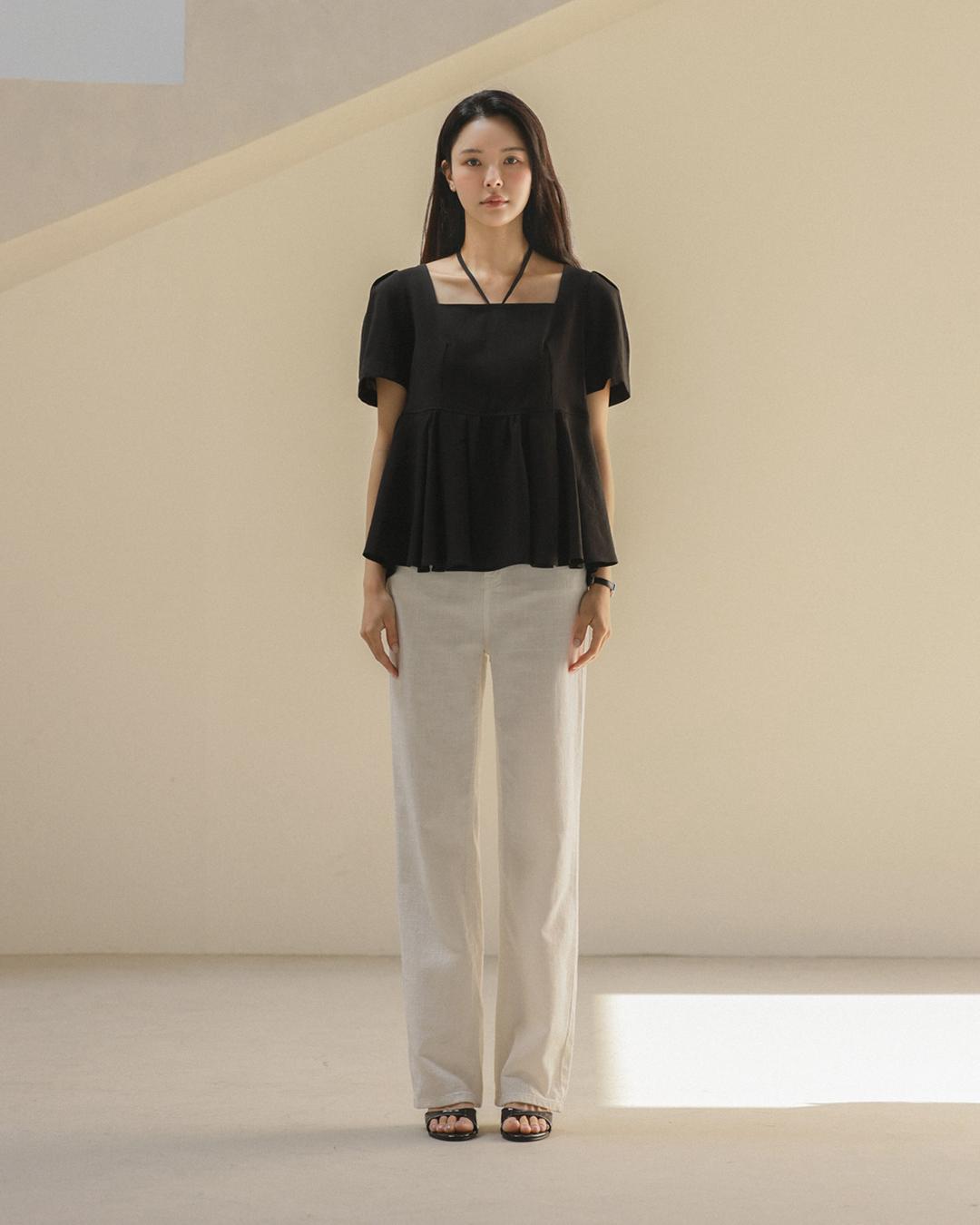 소니아 라인 블라우스 M380