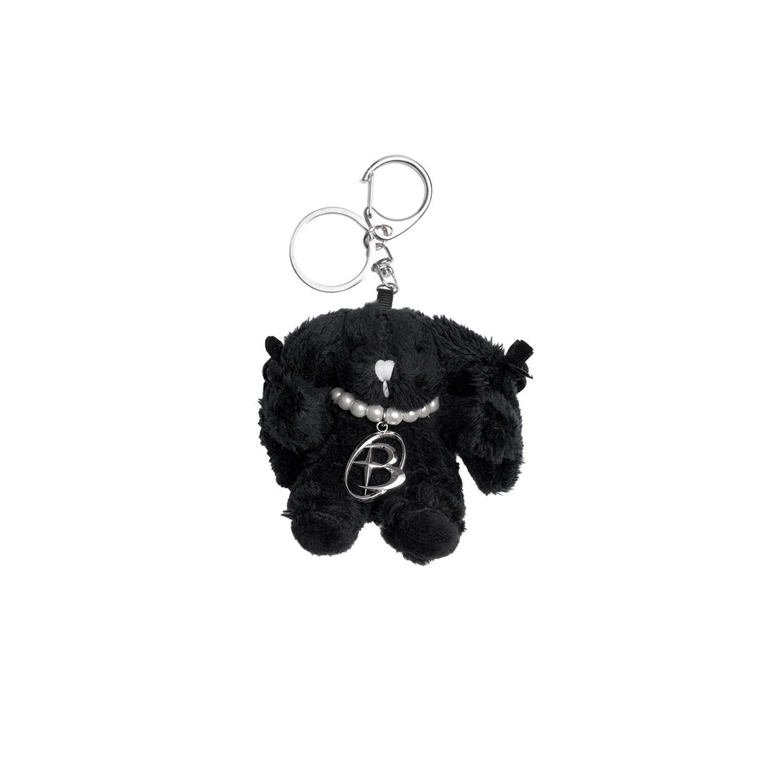 Bongbong Ribbon Rabbit Keyring-Black