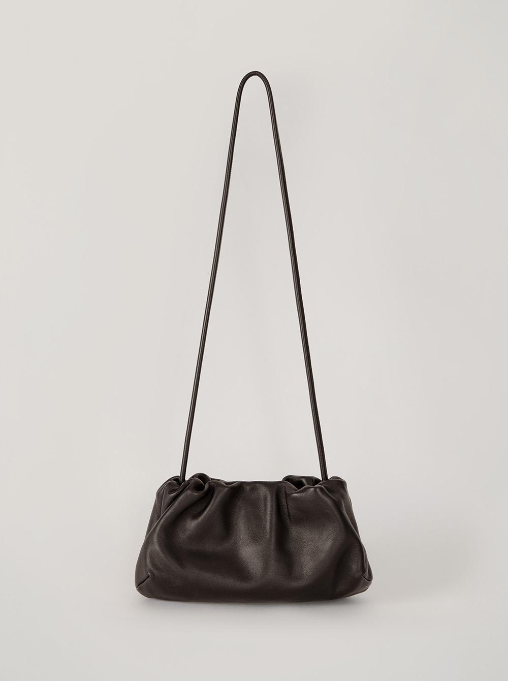 KNOT CLAM BAG_BROWN