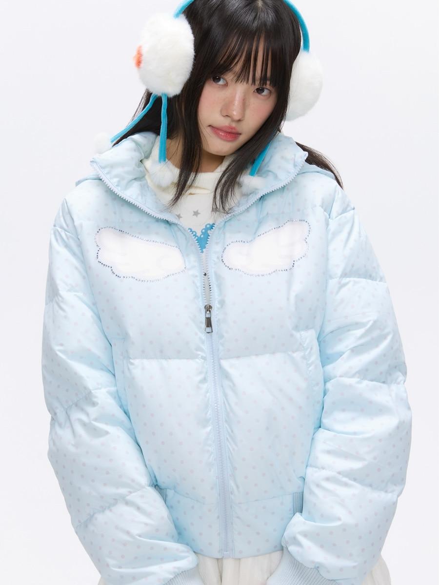 BETWEENAND Wings Hot Diamond Wave Down Jacket