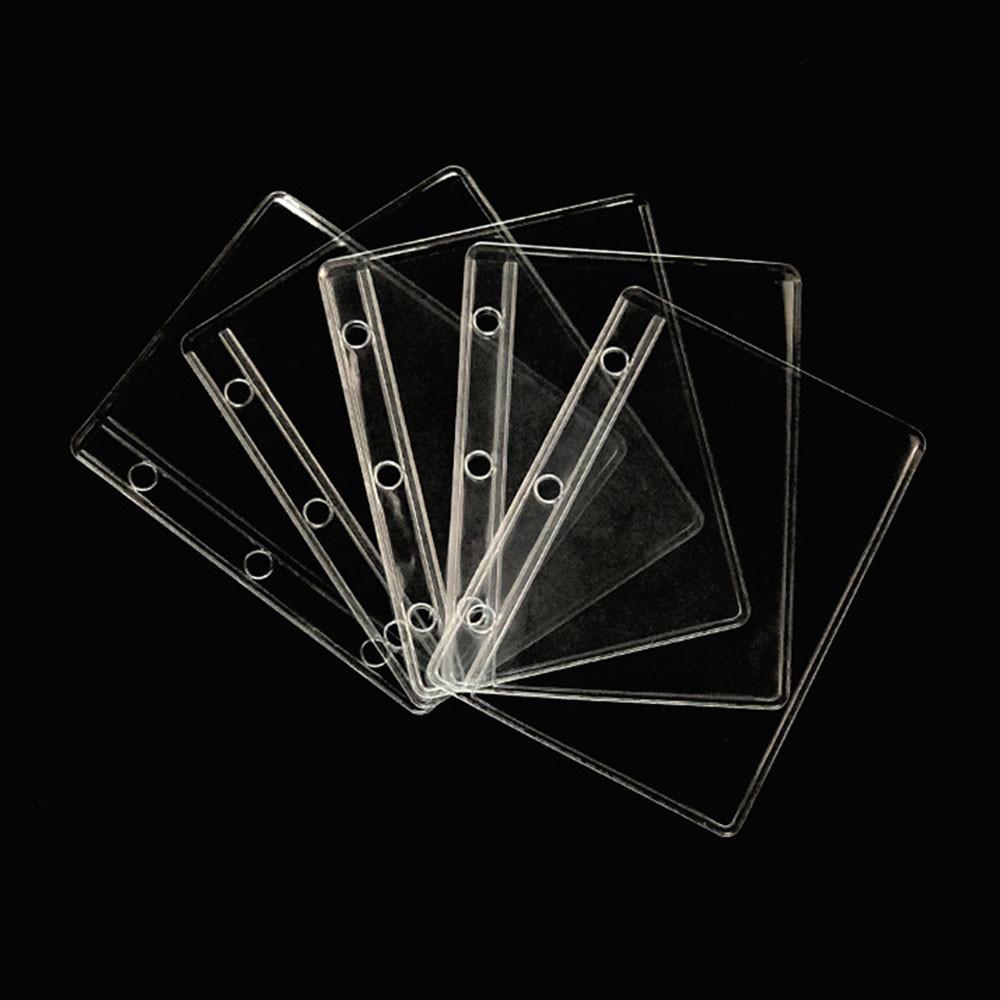 3공 지퍼 바인더용 투명 pvc속지 1매