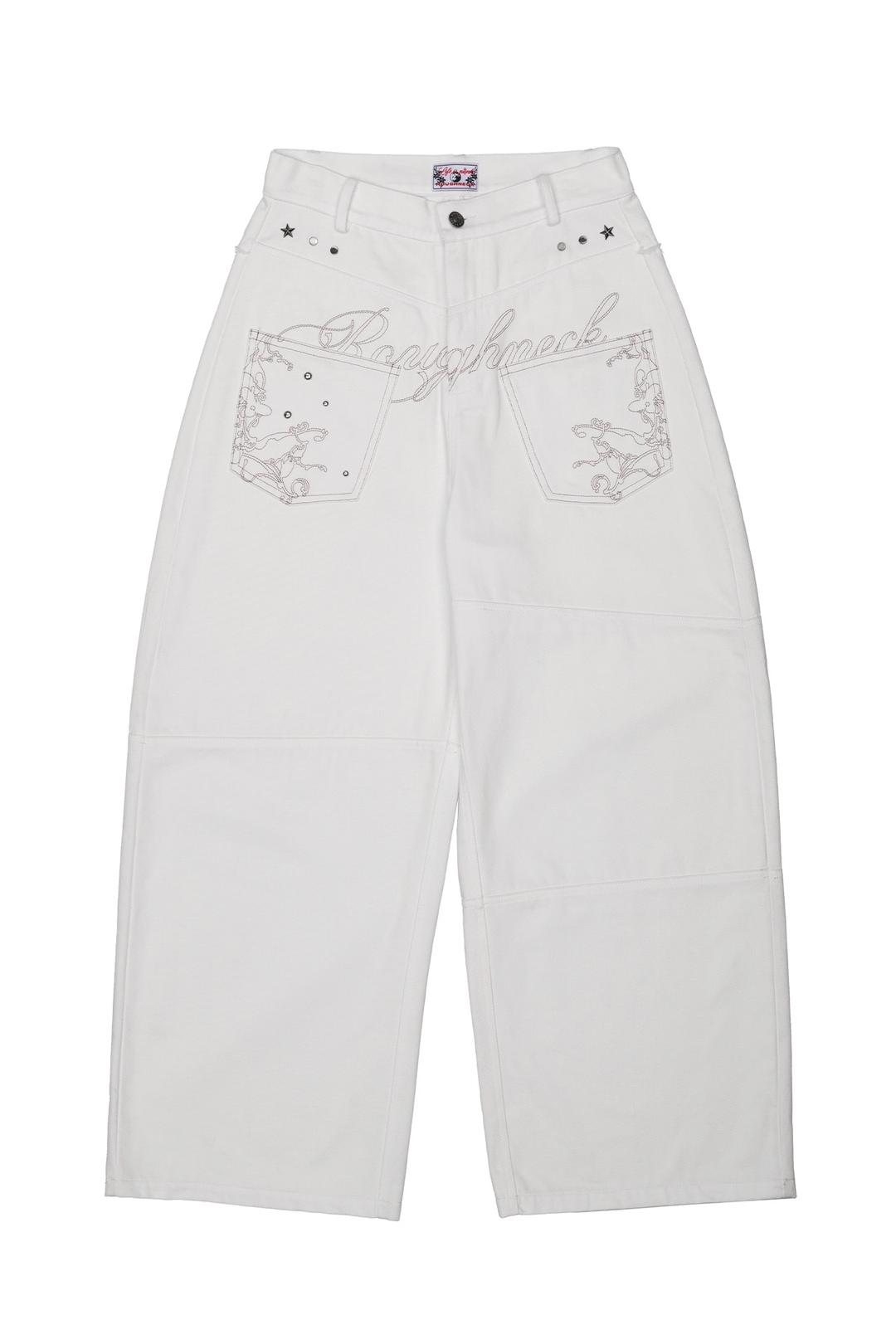 Backflare Curved Pants White [pre-order 예약발송 11/14]
