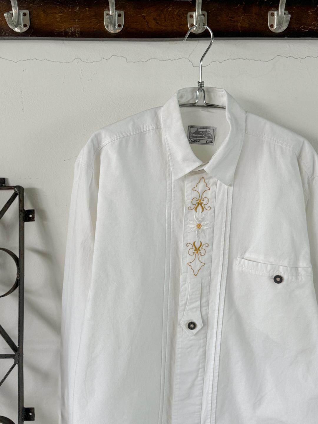 vintage embroidered shirts A7536