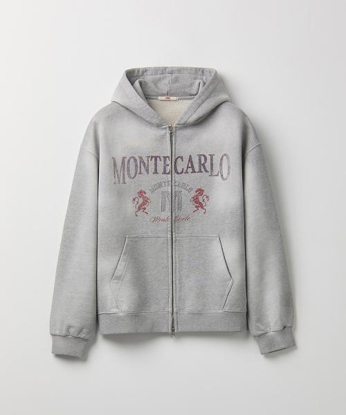 몬테카를로 후드집업 멜란지그레이