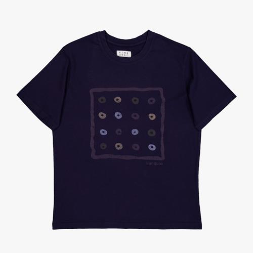 Circlegrid S/S Tee (Purple Navy)