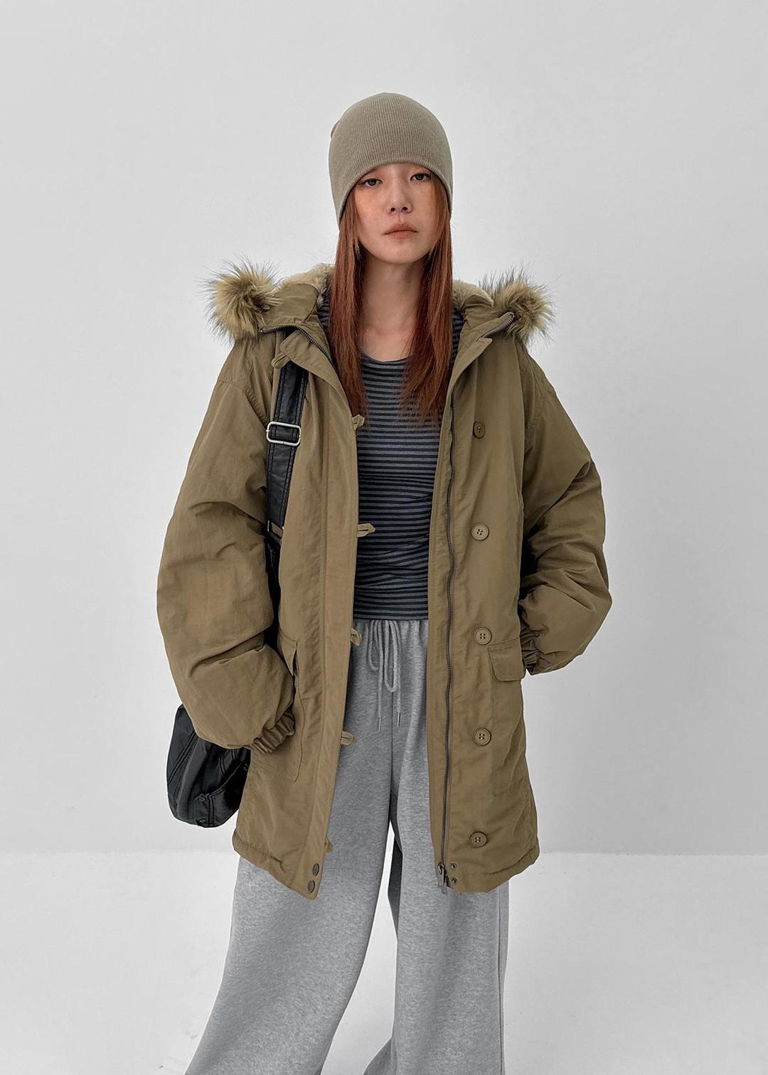 [MADE] 델로나 나일론 하프 야상점퍼