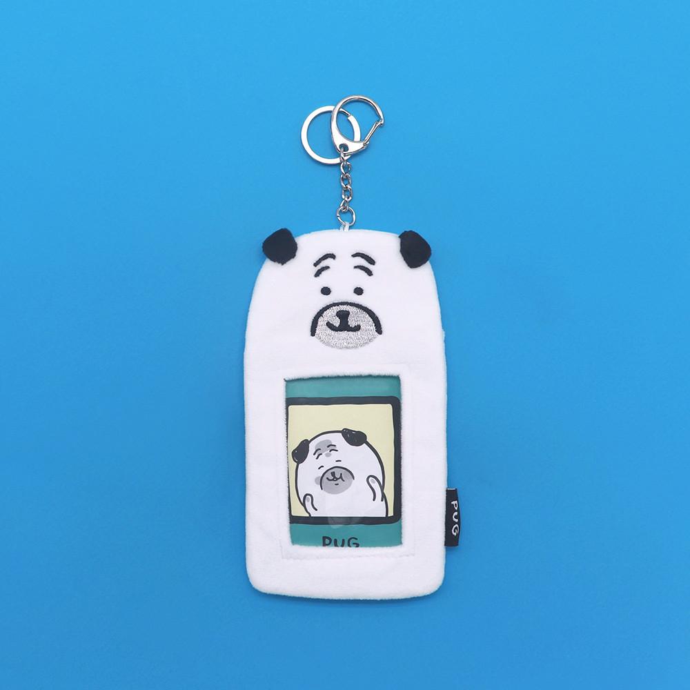 [담곰이] 퍼그 봉제 포토카드 홀더