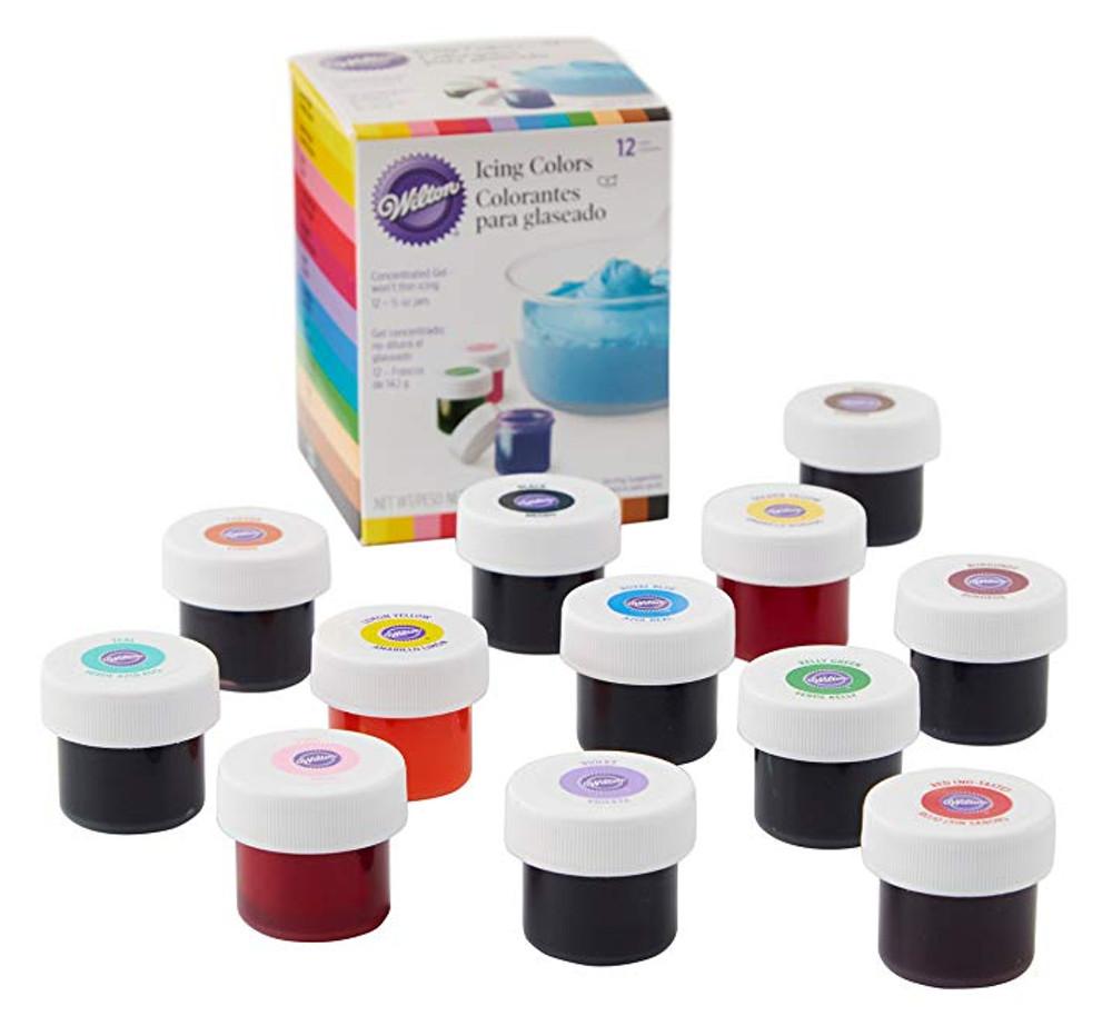 윌튼색소 0.5oz x 12종 Wilton 601-5580 1/2-Ounce Icing