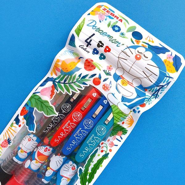 도라에몽 제브라 사라사 클립 4색 세트 0.5mm : 식물