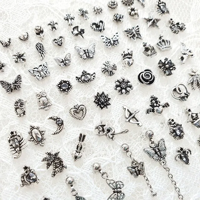 써지컬 유화 엔틱 빈티지 피어싱 102종