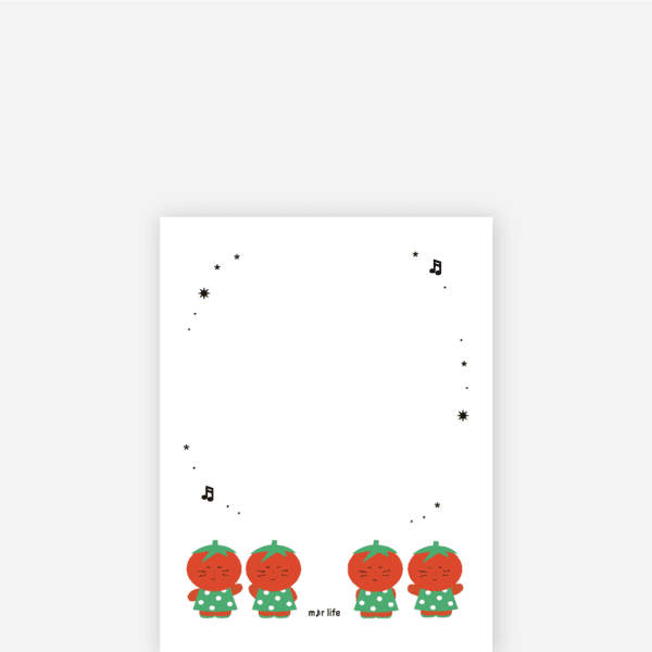 [메모지] 쫑알쫑알 토마토 네코