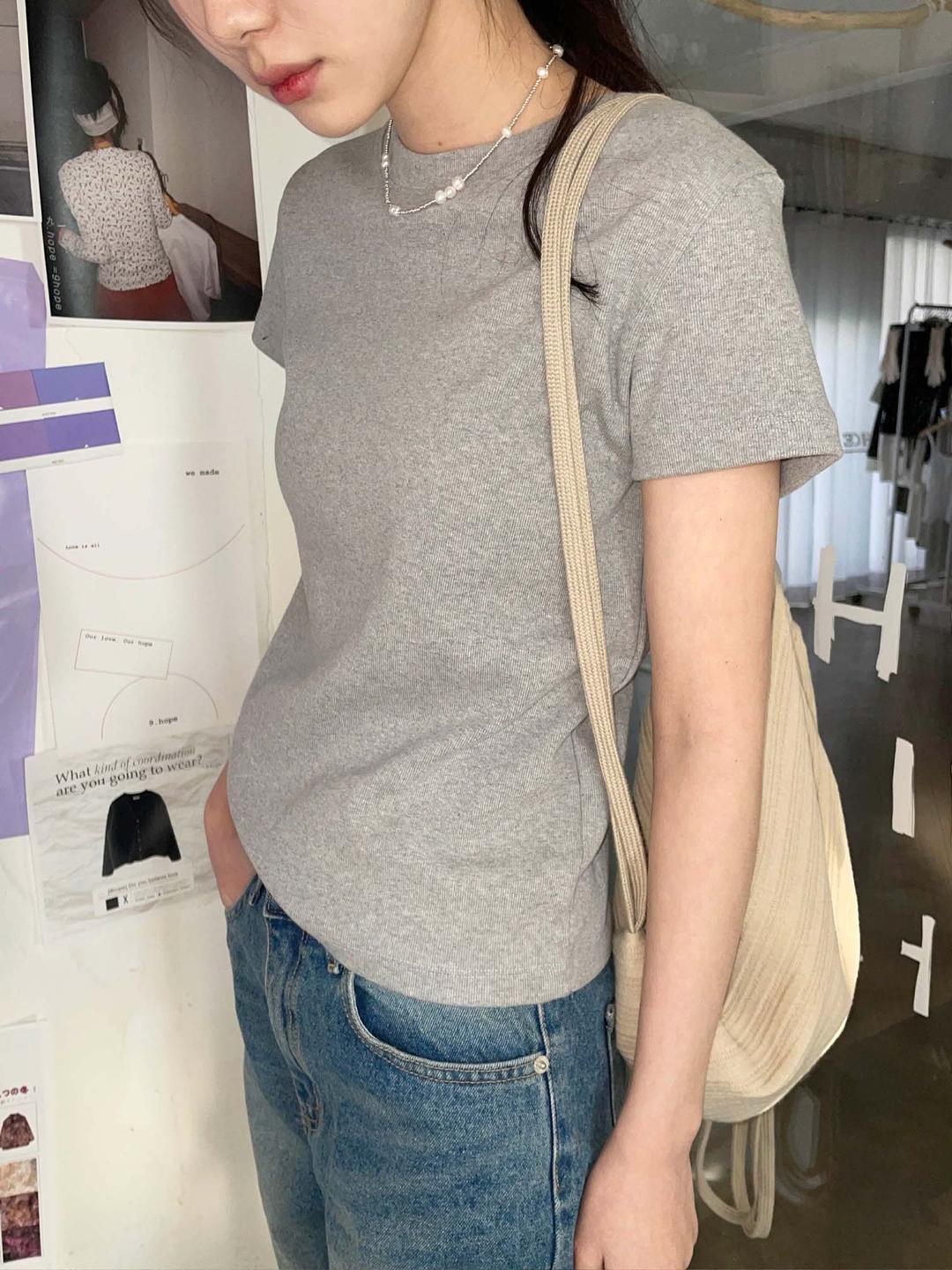 strong cotton half T