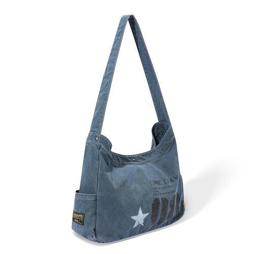 08 Washed Cross Bag(NAVY)