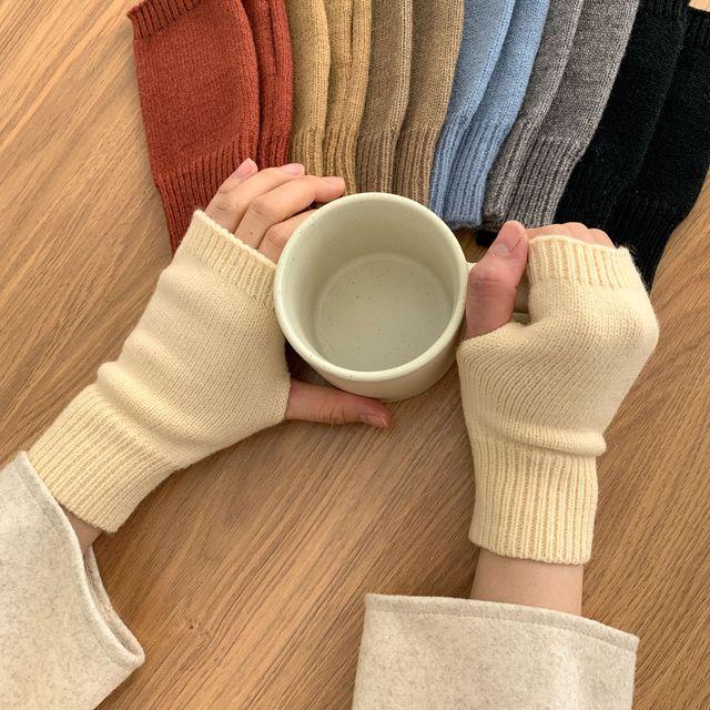 [당일출고] 스퀘어 숏 니트 핸드워머 장갑 7color