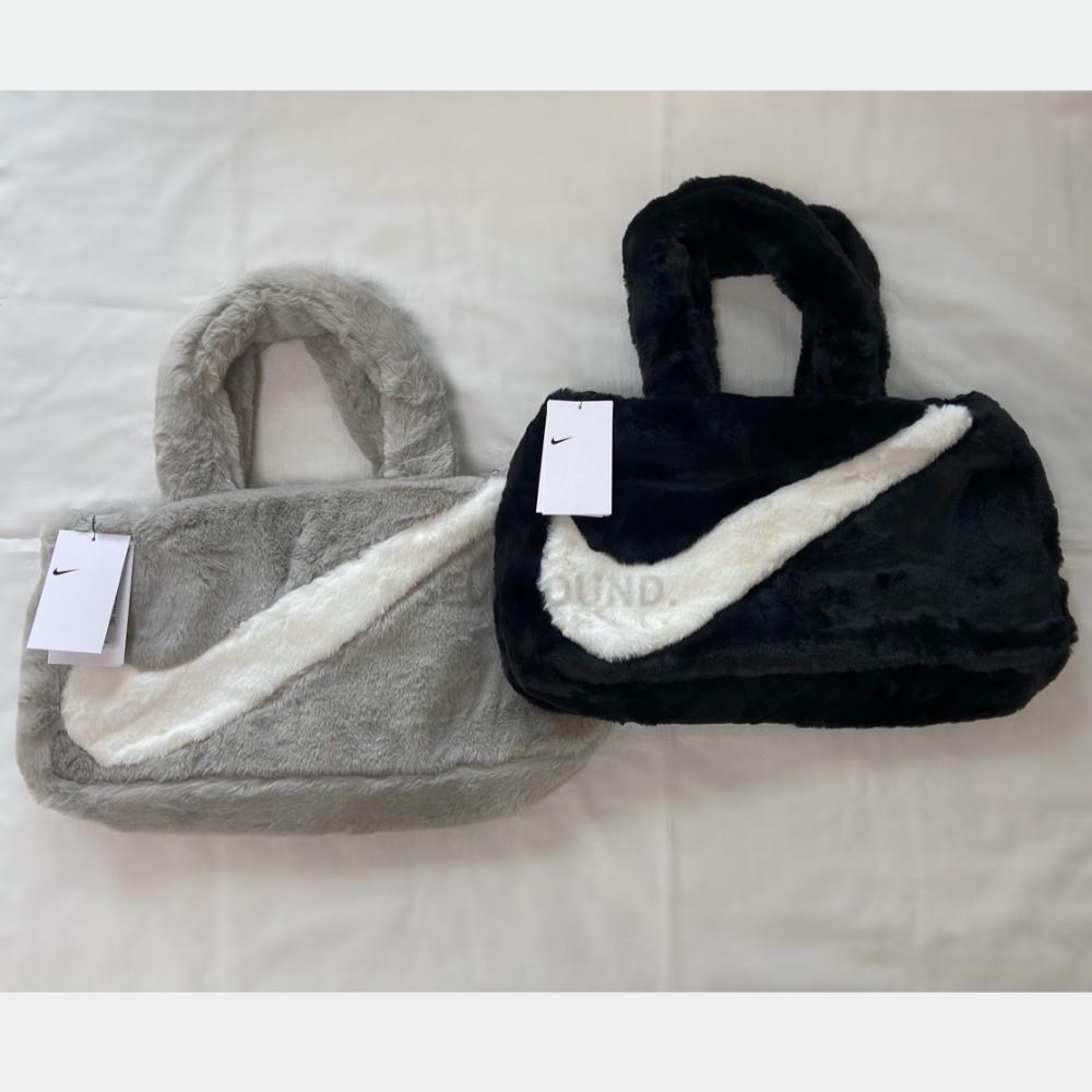 나이키 퍼 토트백 털 스우시 크로스 가방