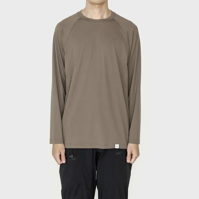 LOGO AIR LONG SLEEVE (Red Bean)