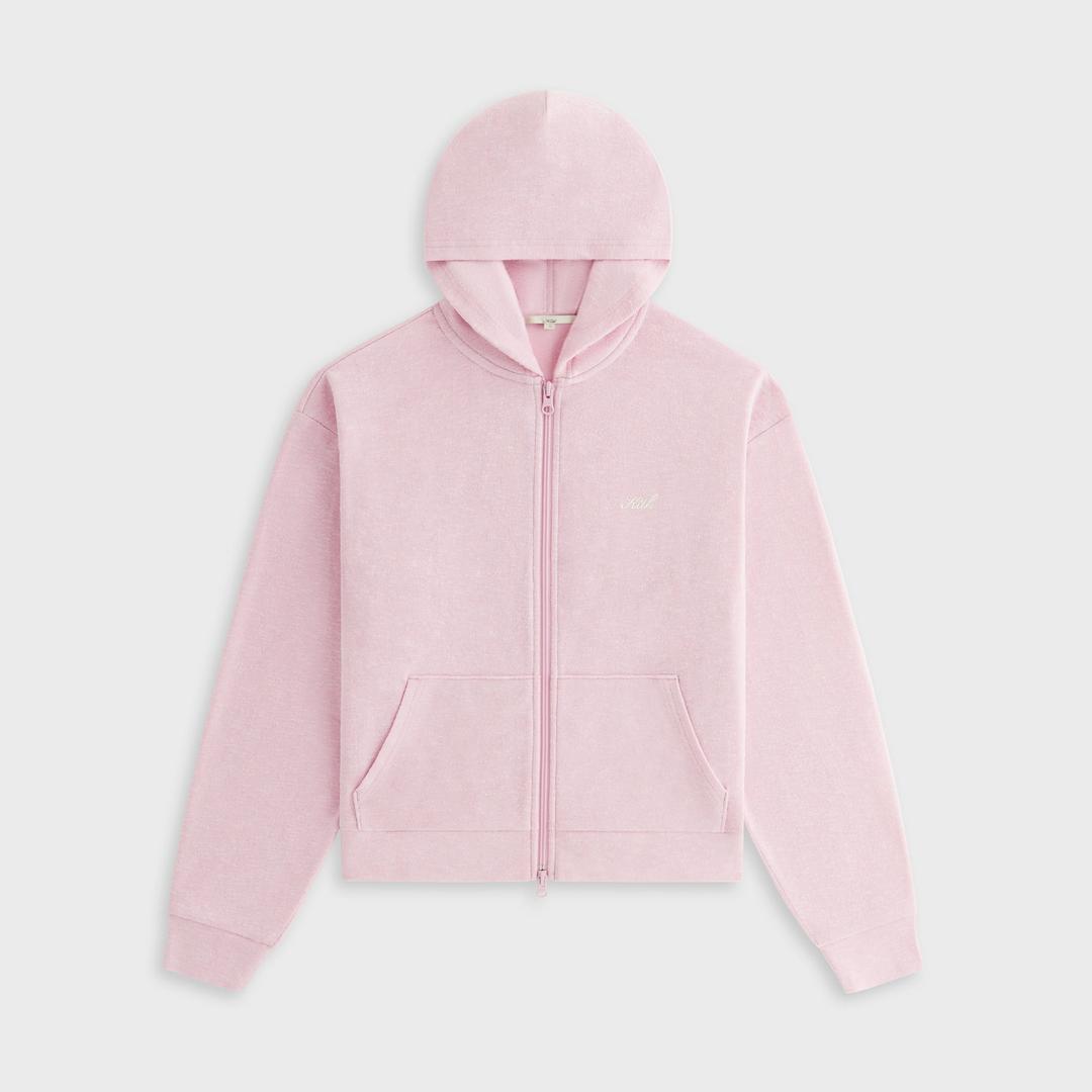 Kith Women Leary Lounge Zip Hoodie - Poppet
