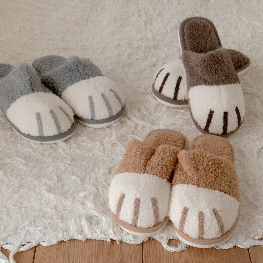 고양이 슬리퍼 층간소음 방지 실내화 거실화 거실 겨울 방한 산후조리원 임산부 실내슬리퍼 룸슈즈