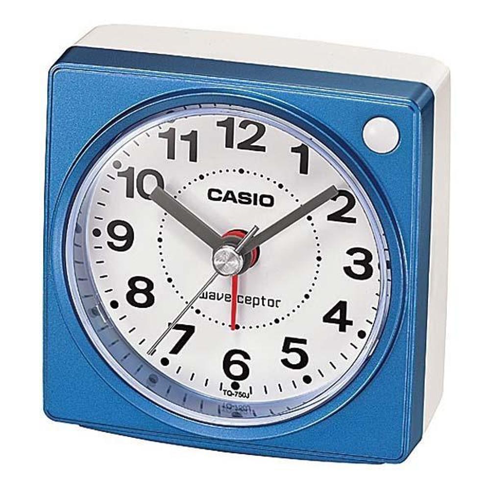 CASIO 카시오 TQ-750J-2JF[전파 알람시계 블루]