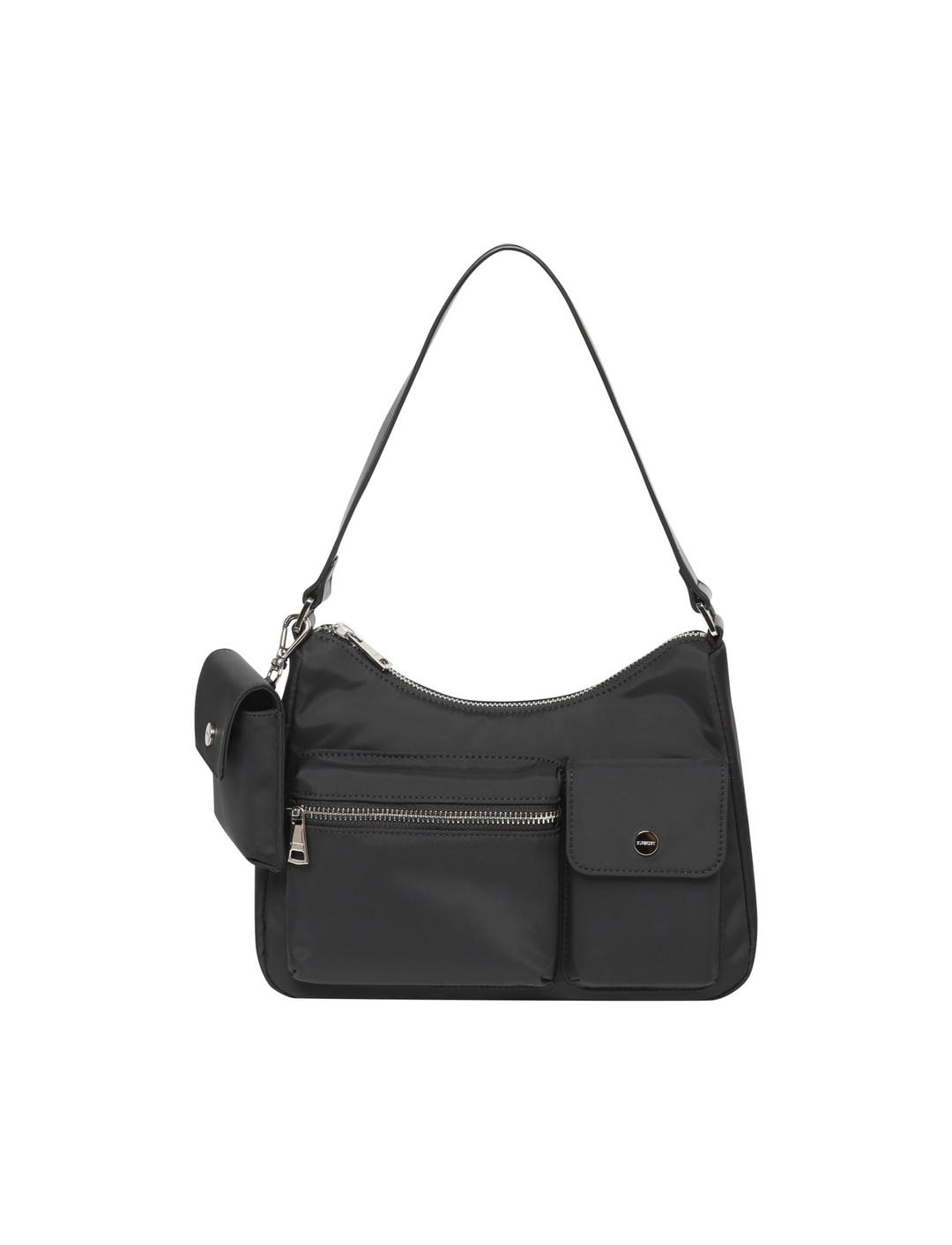 NYLON HOBO BAG BLACK