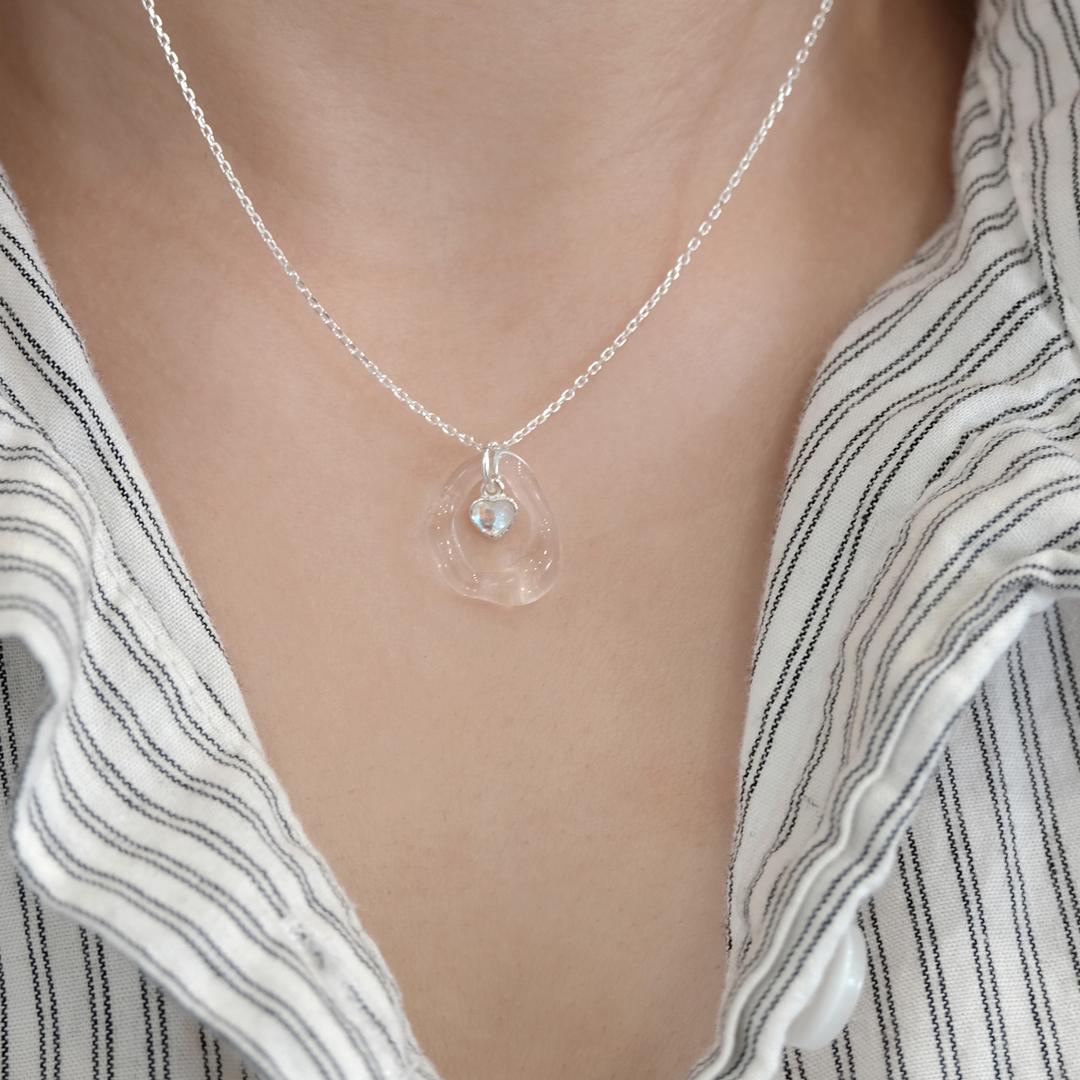 Silver925 heart necklace