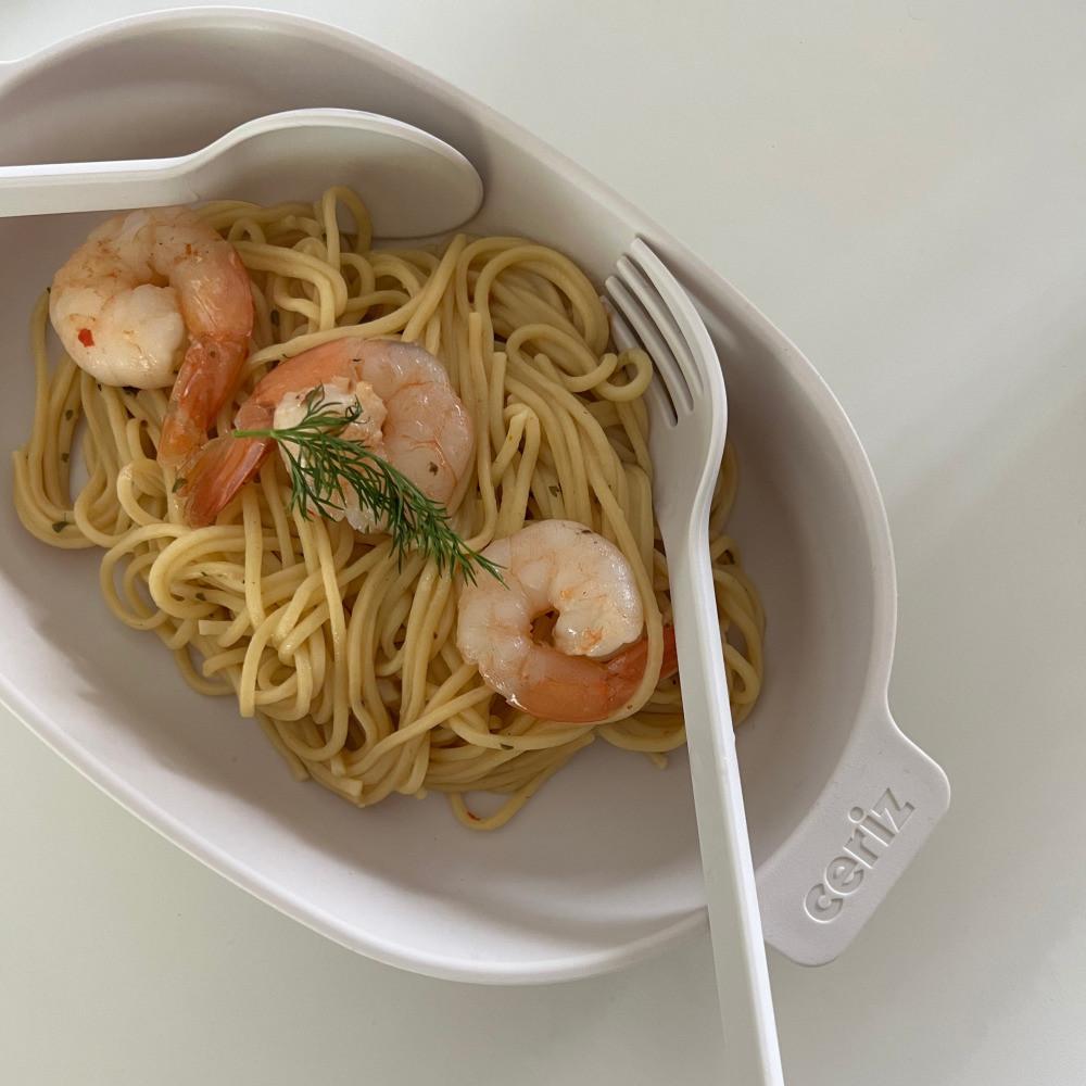 가벼운 감성 그릇 식기 카레 파스타 샐러드 접시 타원 오벌플레이트 - 시리츠 캐쥬얼시리즈