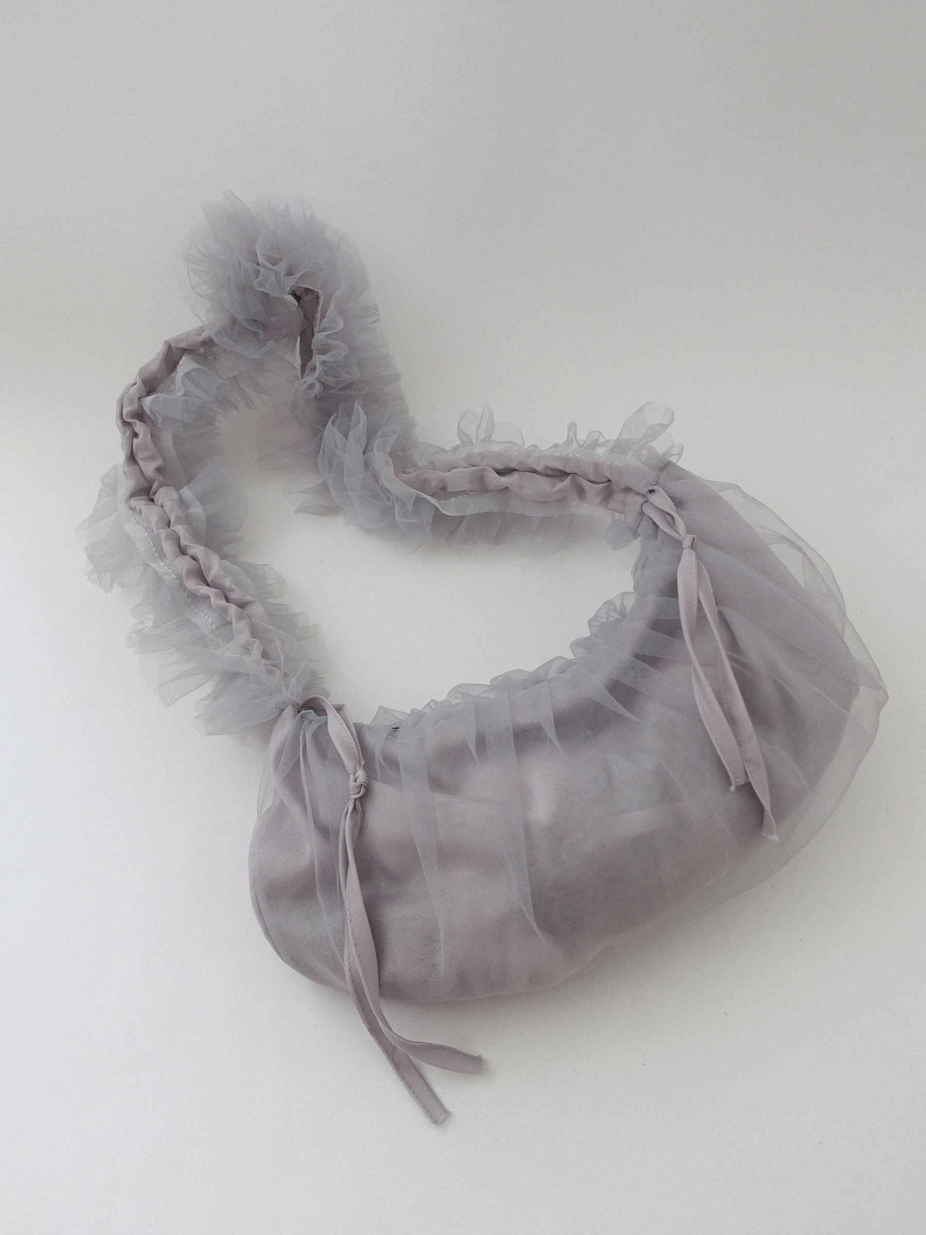 CHIFFON SHIRRING BAG (4COLORS!)