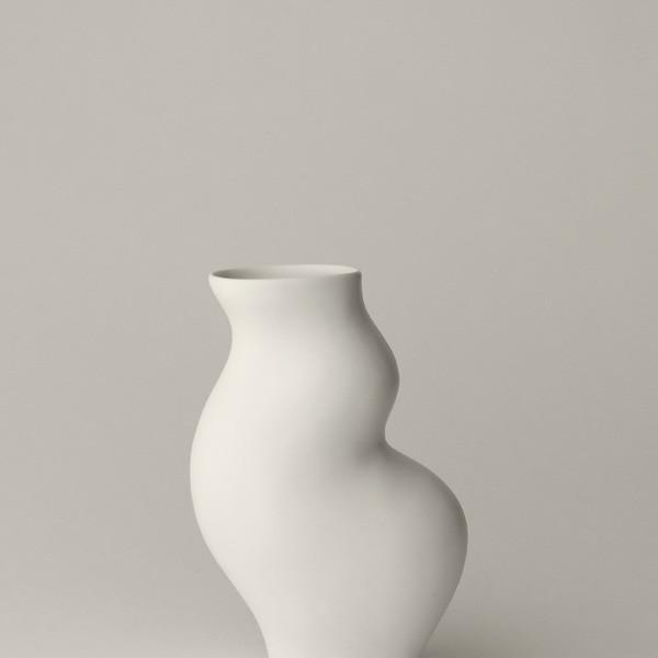 Body Vase 03 - Matt White (무광)