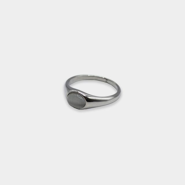 Cat's Eye Oval Stone Ring