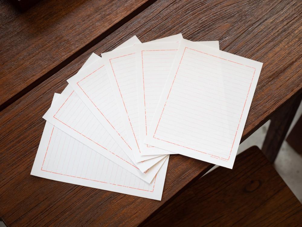 만년필로 쓸 수 있는 동백문구점 클래식 심플 편지지 세트