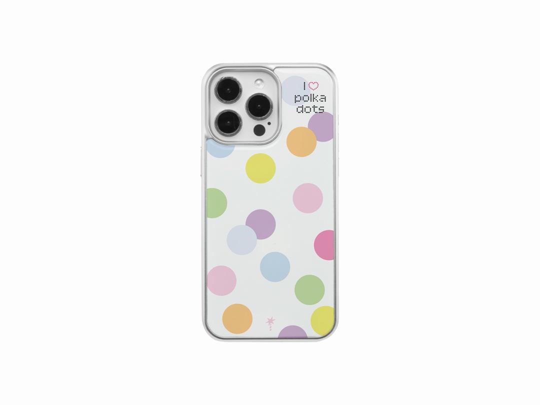 I♡Polka dots_sprinkles (epoxy/glass bumper)