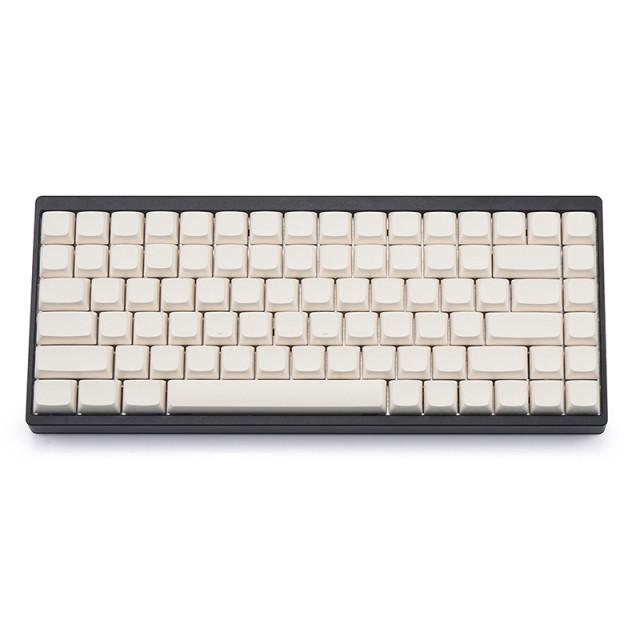 백색 화이트 밀크 XDA NP 무각 깔끔 무지 키캡 124키