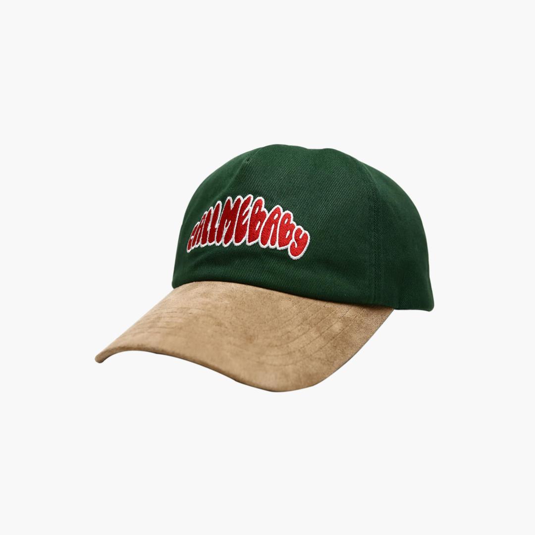 Baby Cloud Logo Suede Ball cap _ Green