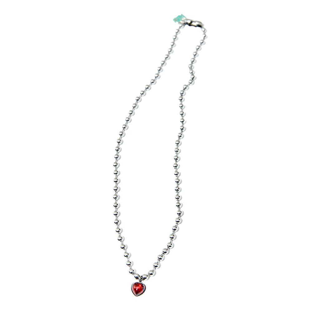 HEART GARNET NECKLACE #56