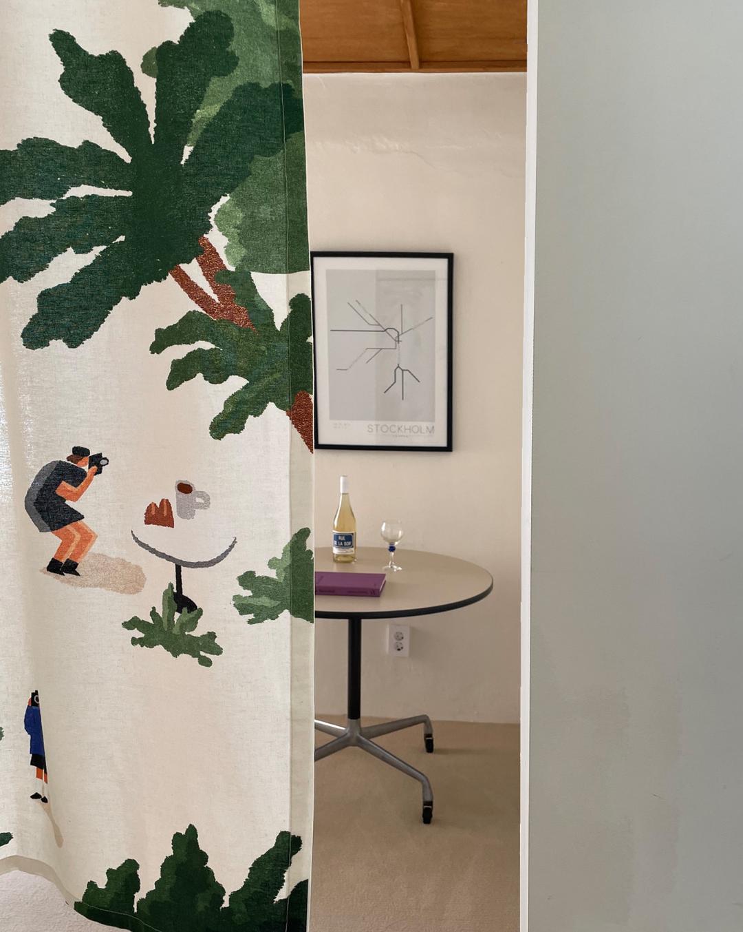 오하이오 아트 패브릭 포스터