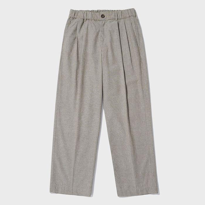 LINEN COTTON COMFORT PANTS_BEIGE