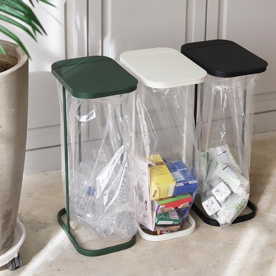 레트로 가비지백 분리수거함 / 재활용 분리수거함 스탠드 쓰레기봉투 거치대