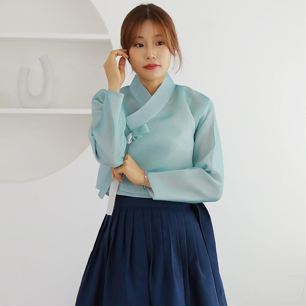 생활한복 소이 에메랄드 저고리