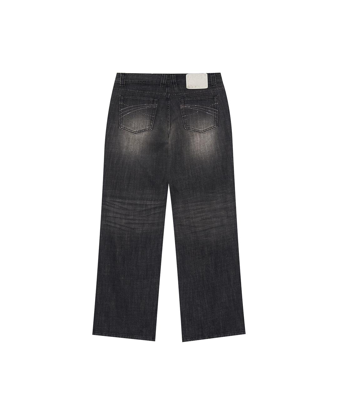 Hotfix Straight Jeans Black