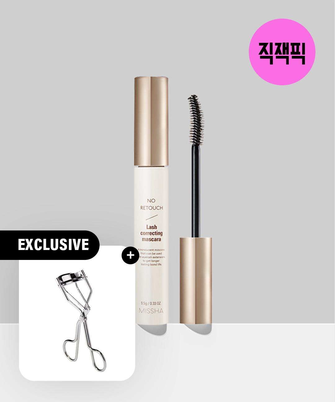 미샤 [직잭픽] 노 리터치 보정 카라 9.5g (+뷰러증정)