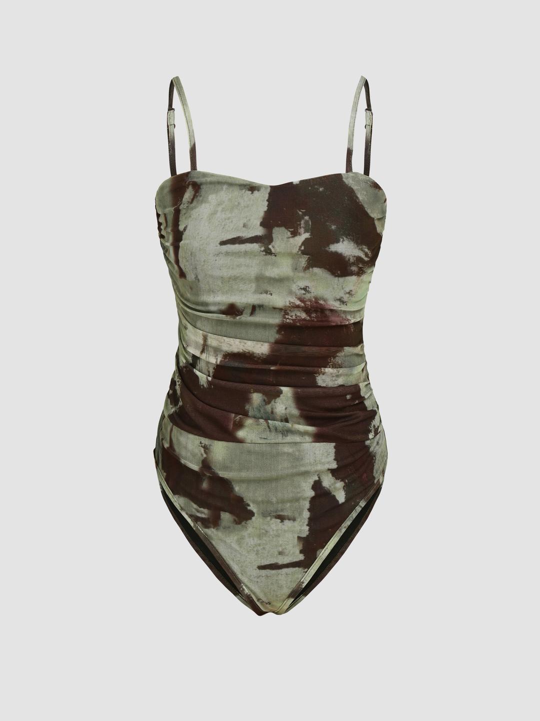 Earthly Elements Ruched Bodysuit
