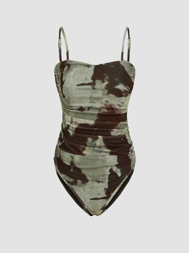 Earthly Elements Ruched Bodysuit