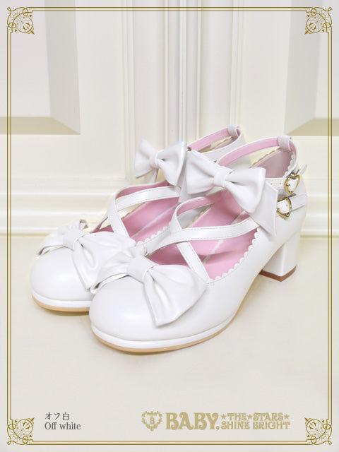 Sweet Ribbonシューズ - オフ白 White / S