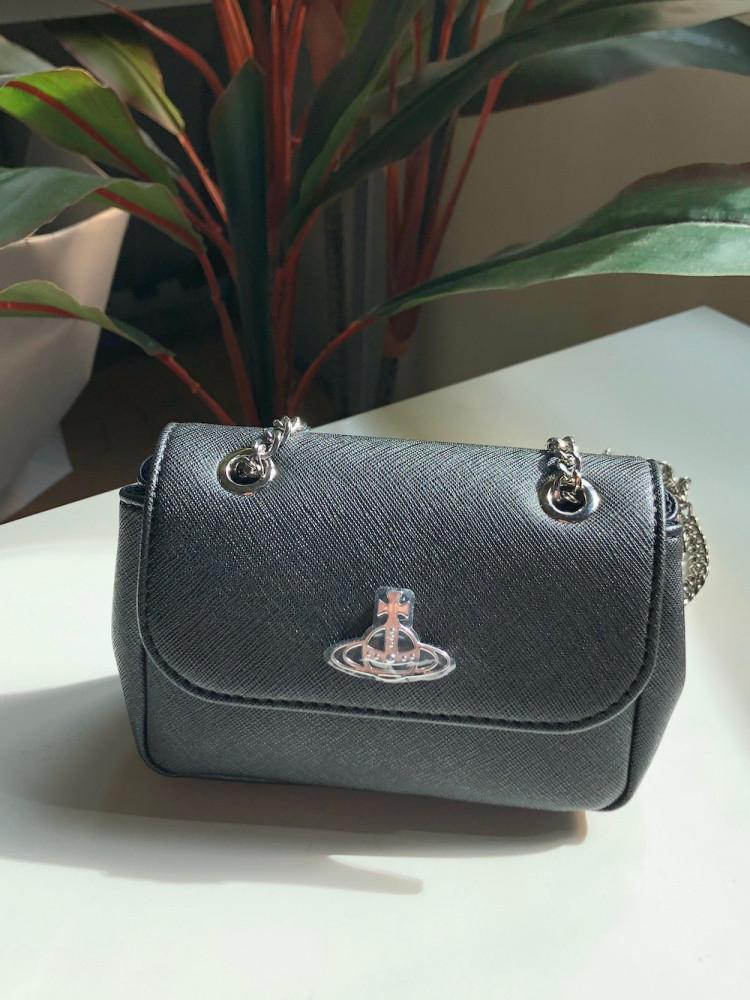 비비안웨스트우드 더비 비건 스몰 체인 백