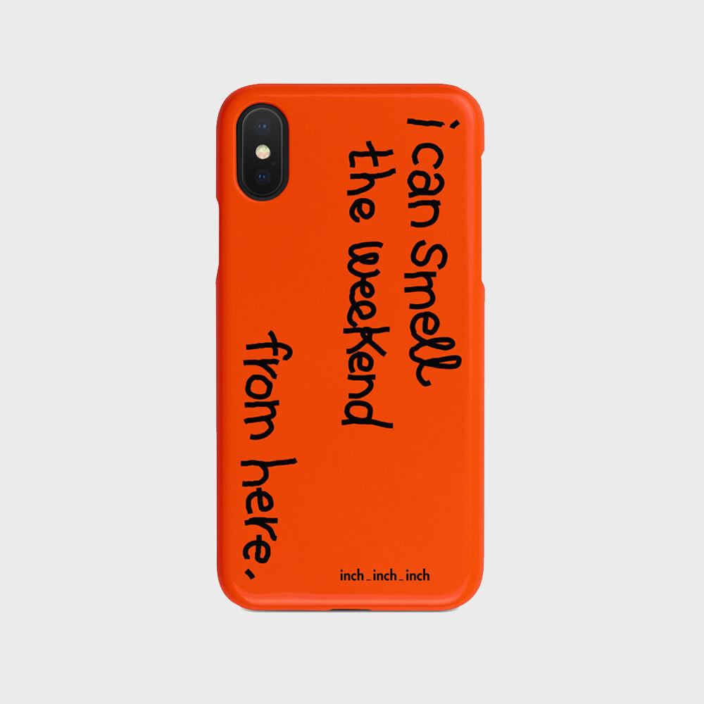 Weekend Smell Phone Case (orange)