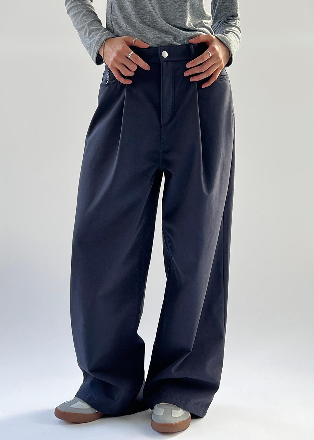 리어 패딩 밍크 팬츠