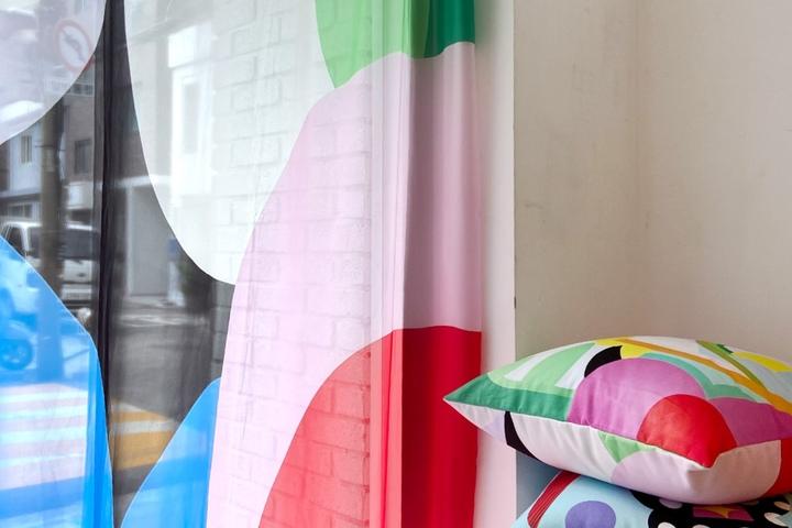 오 헬로 왓 나 아이 쉬폰 커튼