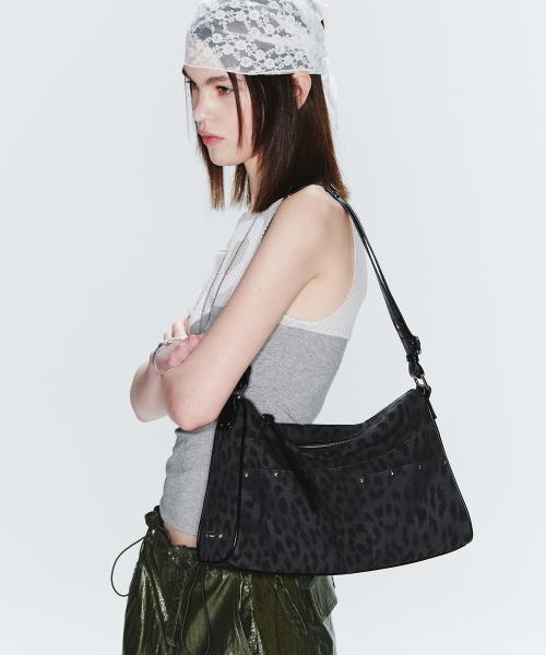 BASH BAG - LEOPARD BLACK