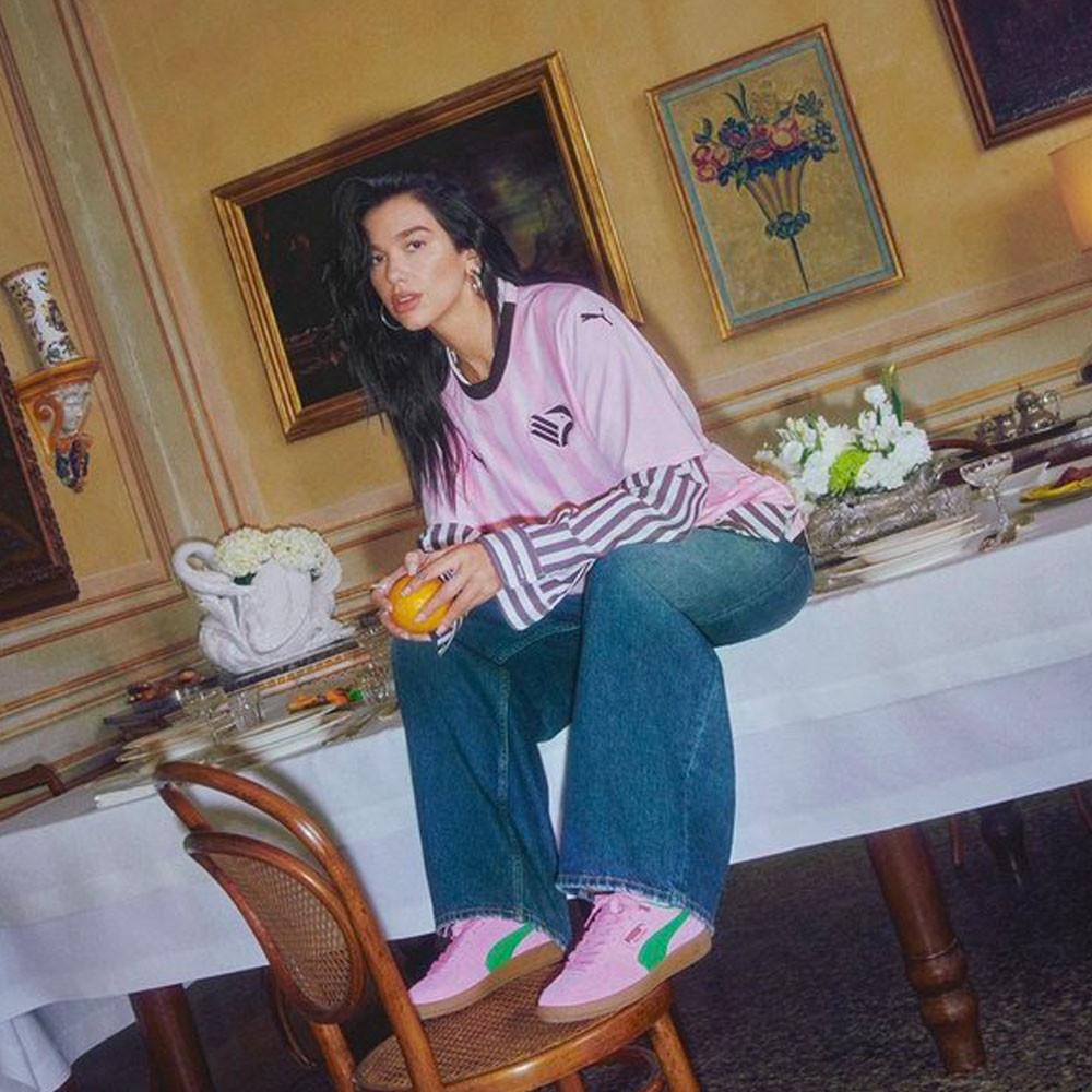 푸마 팔레르모 스페셜 핑크 그린 우먼스