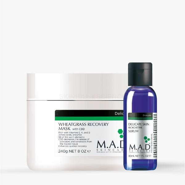 매드스킨케어 휘트그라스 리커버리 마스크 240g (+ 부스터 세럼 30ml)